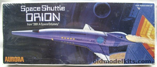 Aurora 1/144 Pan Am Space Shuttle Orion, 252 plastic model kit